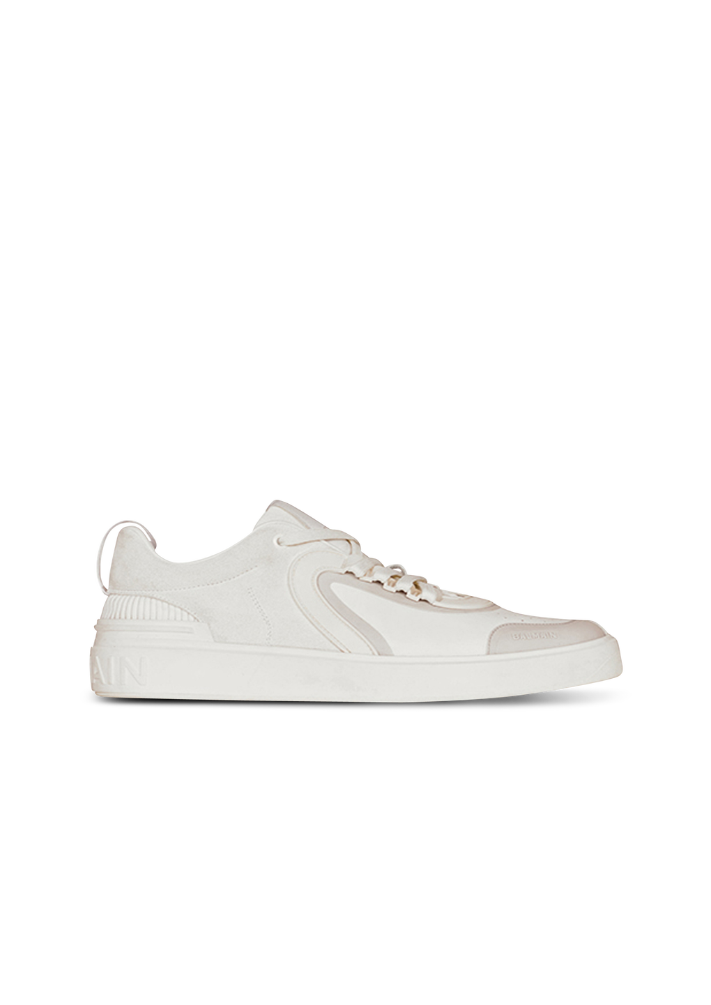 Leather and suede B-Skate sneakers, white, hi-res