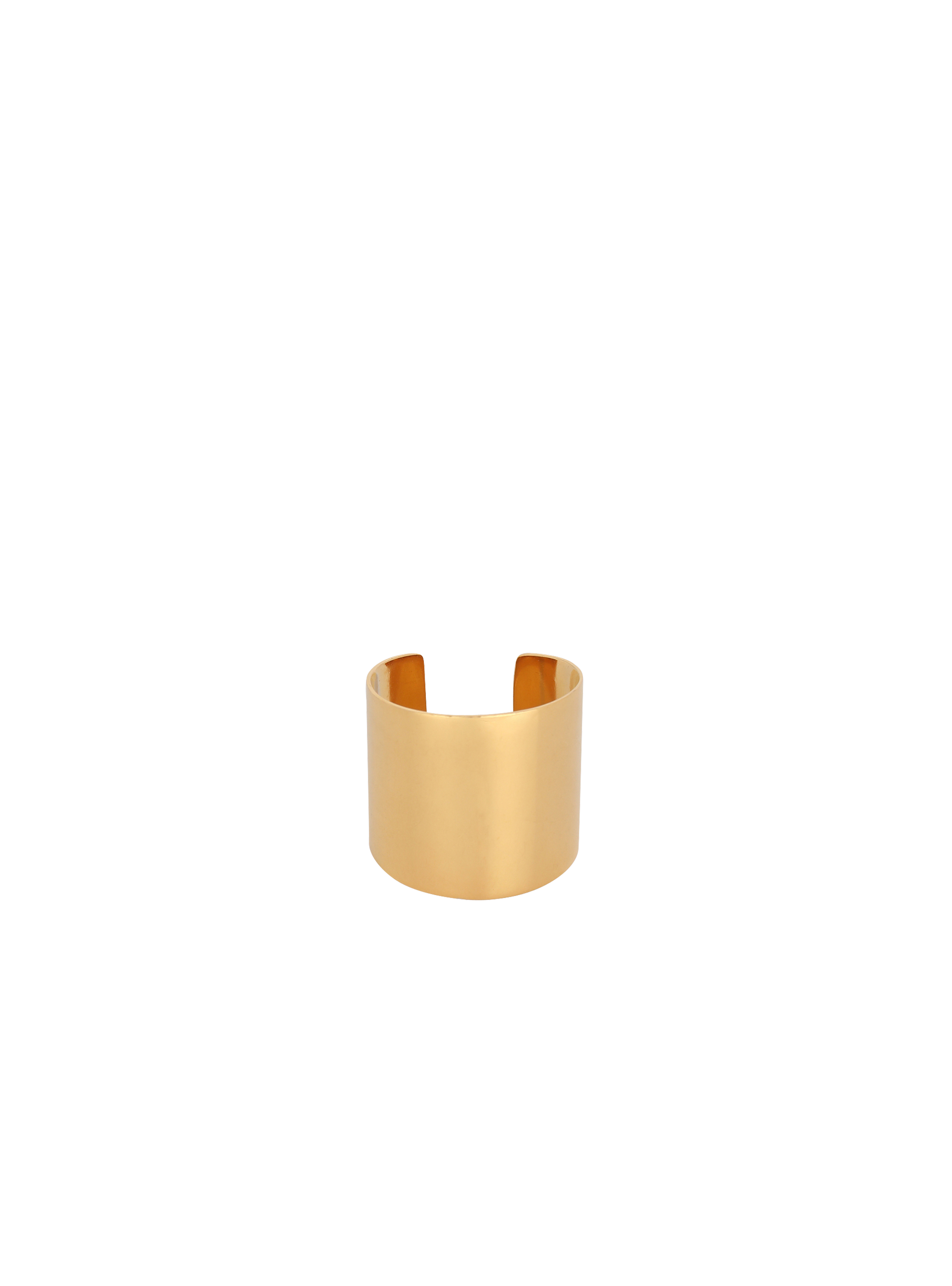 Tubular ring, gold