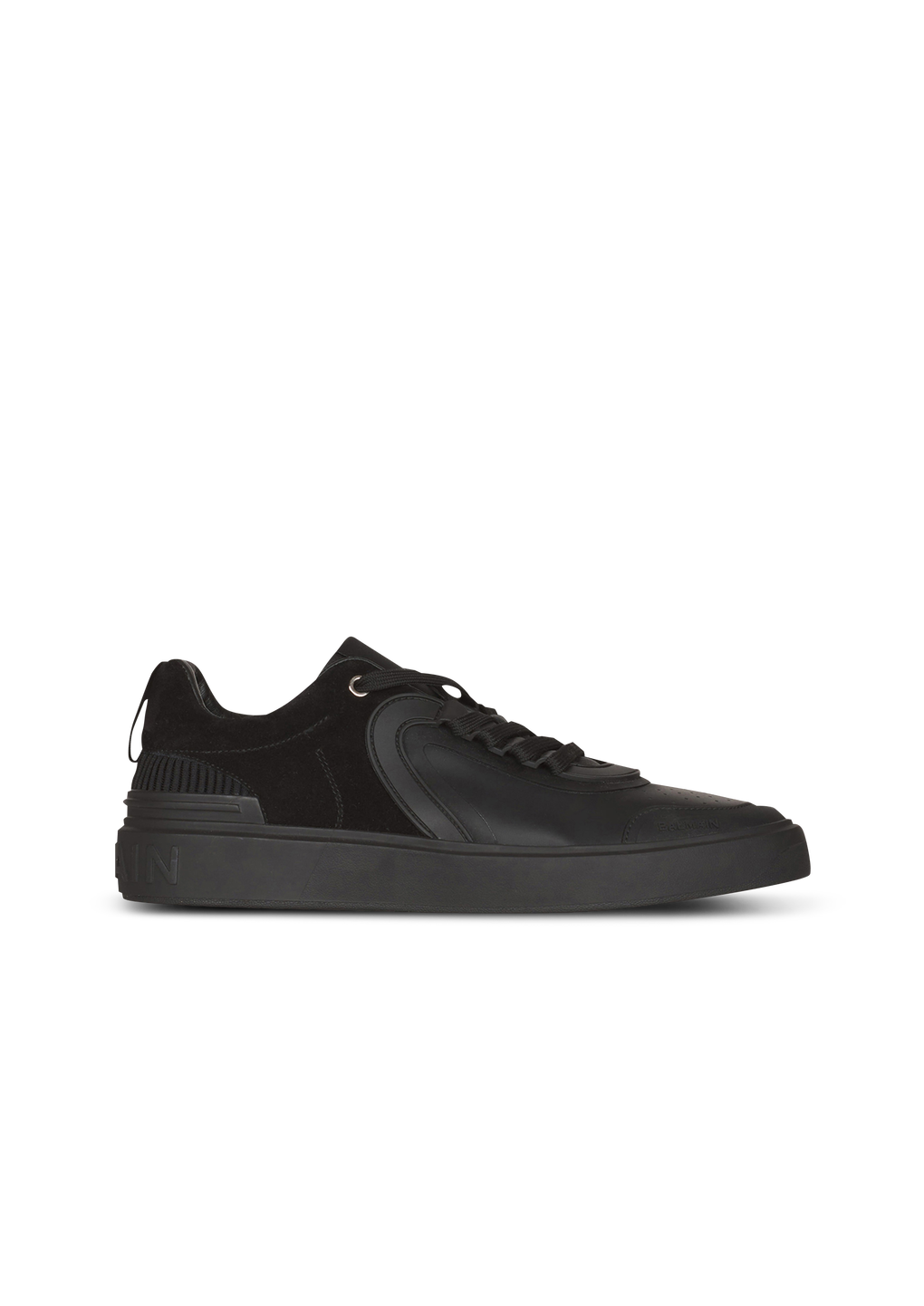 Leather and suede B-Skate sneakers, black, hi-res