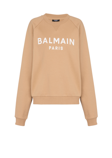 Cotton printed Balmain logo sweatshirt